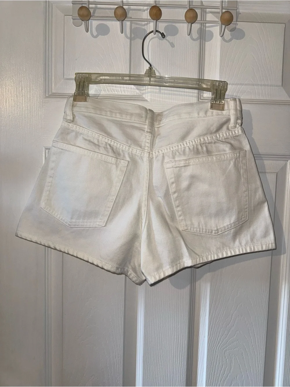 Uniqlo White Denim Jean Shorts